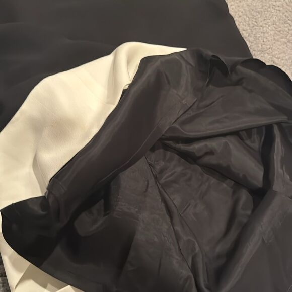 Talbots Black Dress With White Trim Size 10 Short Sleeve - Picture 6 of 6